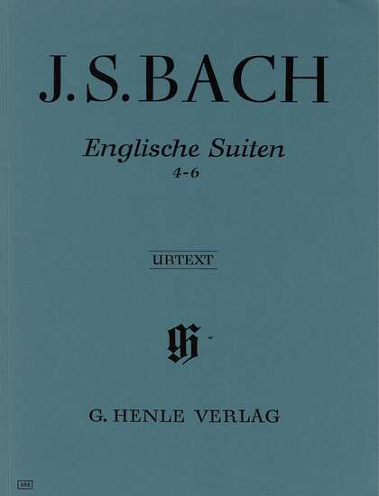 photo of English Suites 4-6, BWV 809-811, Urtext