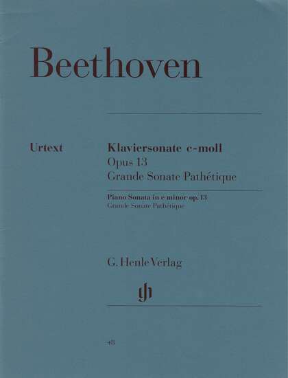 photo of Piano Sonata in c minor, Opus 13, Grande Sonata Pathetique, Urtext
