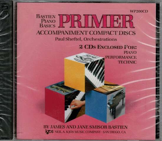 photo of Bastien Piano Basics, Primer Accompaniment Discs