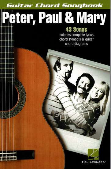 photo of Peter, Paul, and Mary, Guitar Chord Songbook, 43 songs