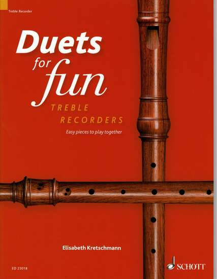 photo of Duets for Fun, Treble (Alto) Recorder, Easy pieces to play together