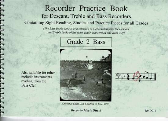photo of Recorder Practice Book, Sight Reading, Studies, Grade 2 Bass