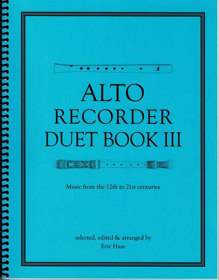 photo of Alto Recorder Duet Book III