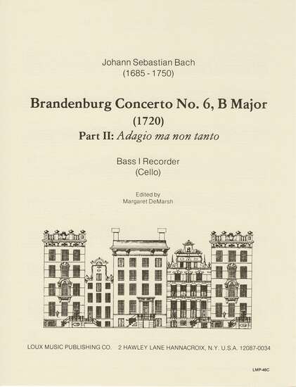 photo of Brandenburg Concerto No. 6, Part II, Bass I