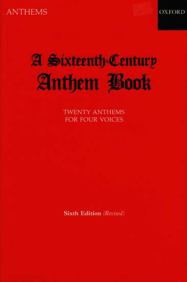 photo of A Sixteenth-Century Anthem Book, Sixth Ed.