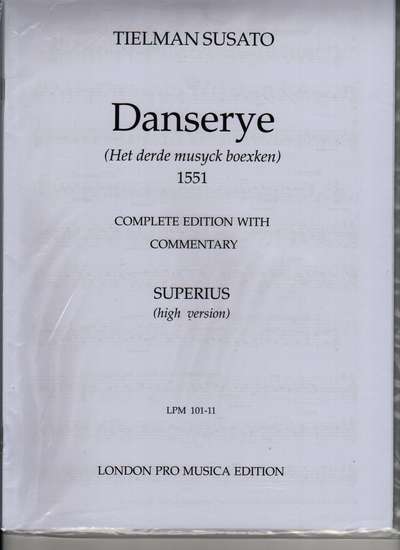 photo of Danserye, Complete edition, High Version, Four part books
