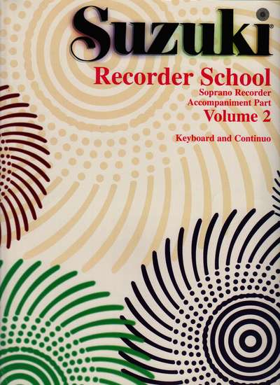 photo of Suzuki Recorder School, Vol. 2 Soprano, Accompaniment