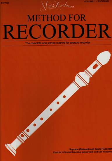 photo of Method for the Recorder, Part One, Soprano, Tenor