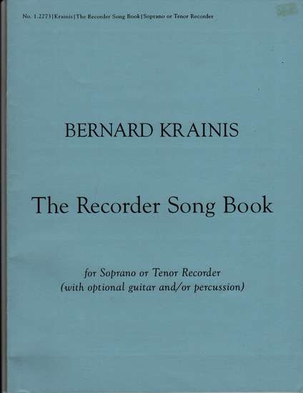 photo of The Recorder Song Book
