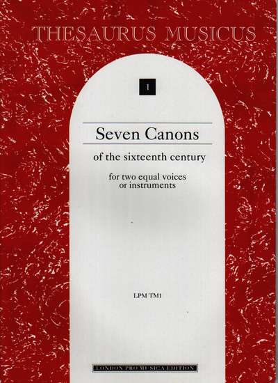 photo of Seven Canons of the sixteenth century