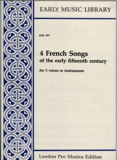 photo of 4 French Songs of the early fifteenth century