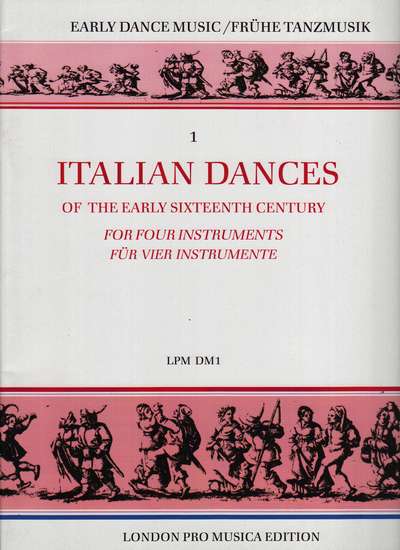 photo of Italian Dances of the Early Sixteenth Century, Vol.1