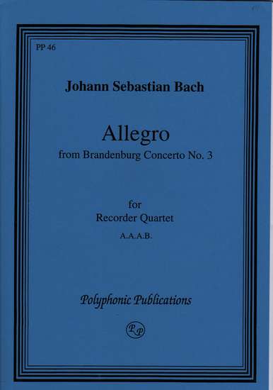 photo of Allegro, from Brandenburg Concerto No. 3
