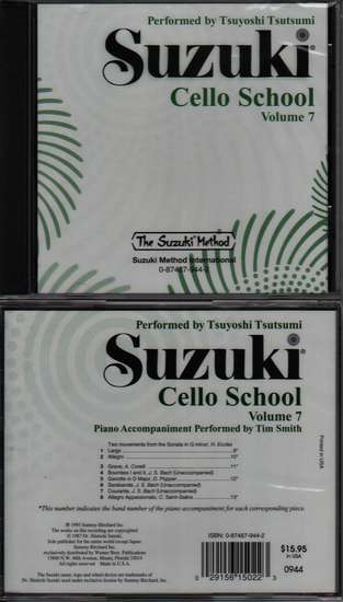 photo of Suzuki Cello School, Vol. 7, Tsutsumi, CD
