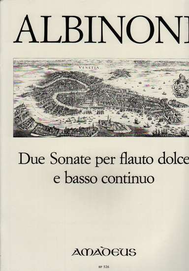 photo of Due Sonate per flauto dolce e basso continuo