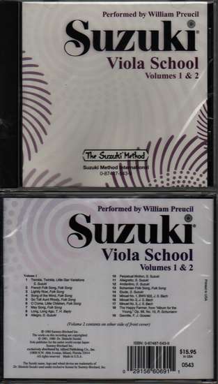 photo of Suzuki Viola School, Vol. 1 & 2, Preucil, CD