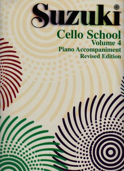 photo of Suzuki Cello School, Vol. 4, Revised 2003, Accompaniment