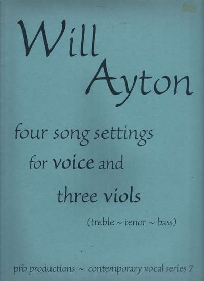 photo of Four Song Settings for Voice and Three Viols