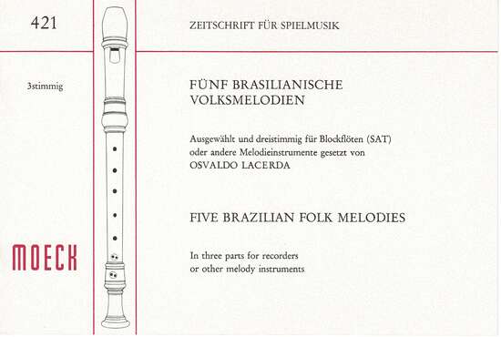 photo of Five Brazilian Folk Melodies