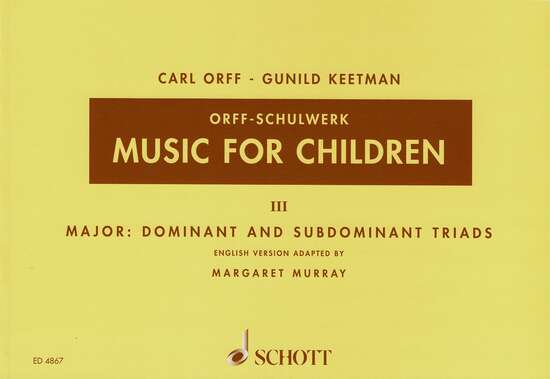 photo of Music for Children,  Vol. III Major, Murray ed.