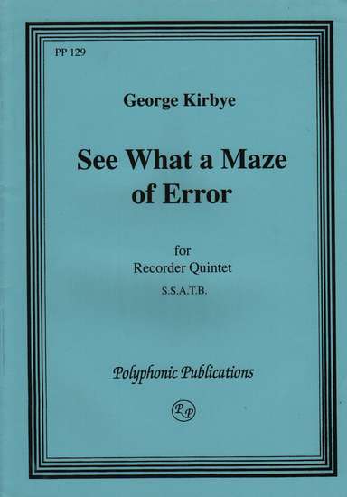 photo of See what a maze of error