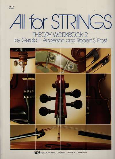photo of All for Strings, Theory Workbook 2, Violin
