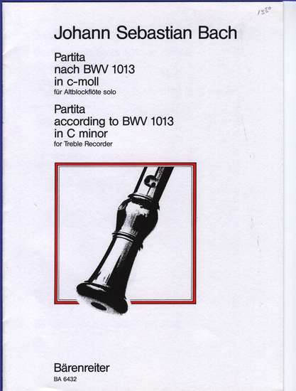 photo of Partita according to BWV 1013