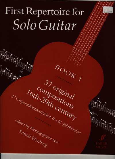 photo of First Repertoire for Solo Guitar, Vol. 1