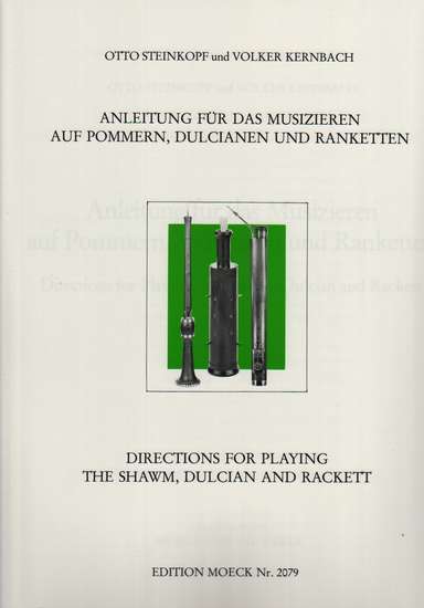 photo of Directions for Playing the Shawm, Dulcian, and Rackett