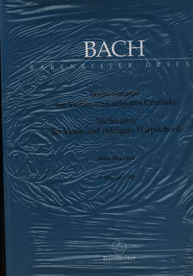 photo of Six Sonatas for Violin, Vol. I, BWV 1014-1016