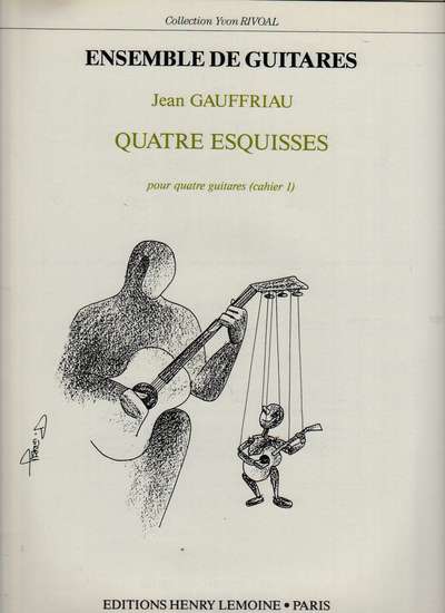 photo of Quatre Esquisses pour quatre guitares, cahier 1